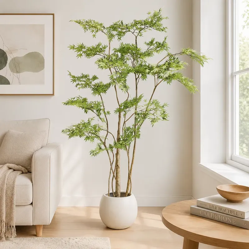Dracaena Marginata - Arbre d'érable japonais artificiel réaliste en