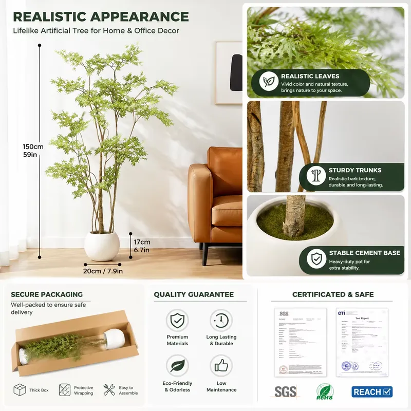 Arbre d'érable japonais artifi - Dracaena Marginata avis et prix