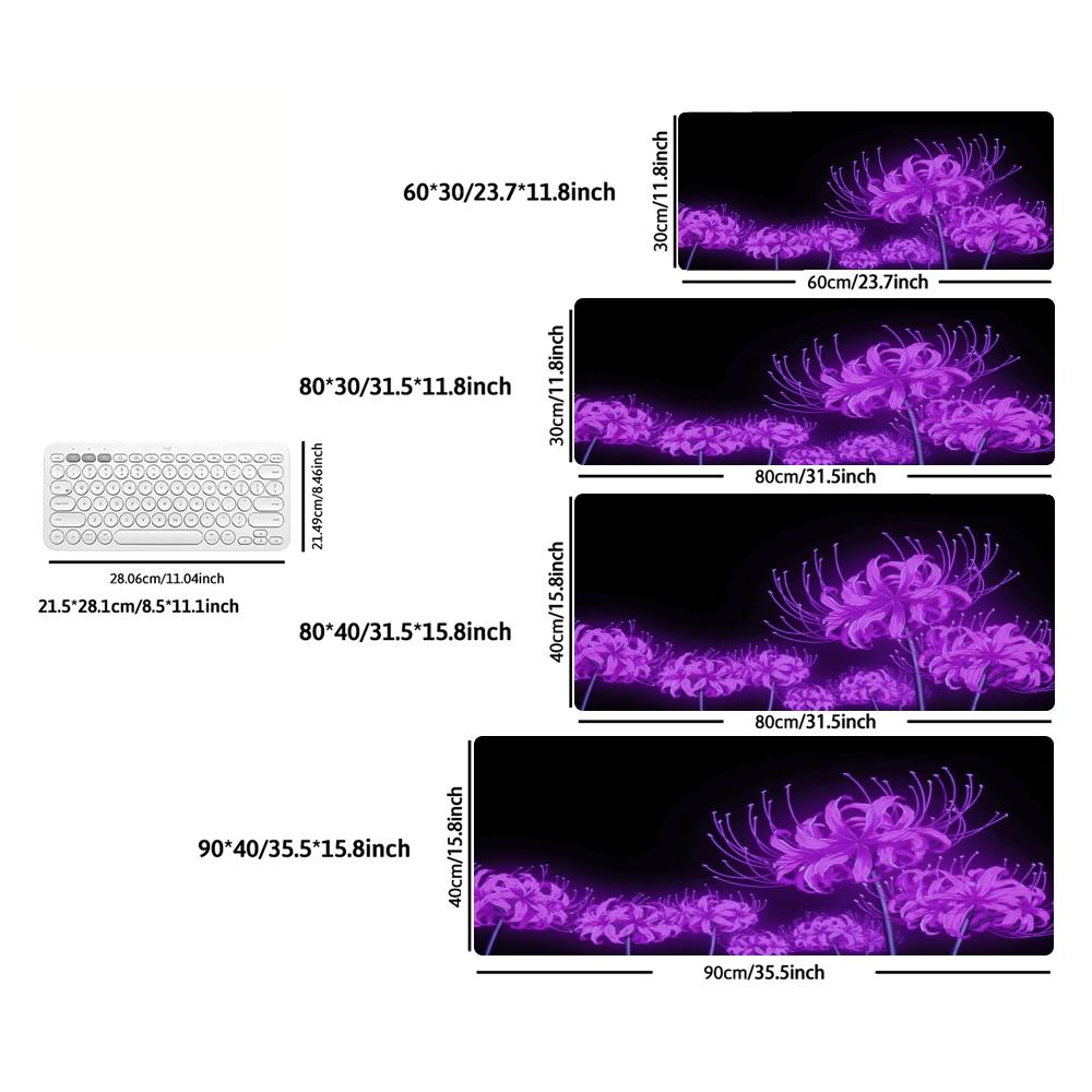 Tapis de souris XXL Gothique L - Tradescantia Purple avis et prix