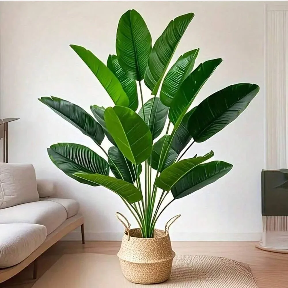 1pc 18 feuilles plantes artifi - Monstera Adansonii avis et prix