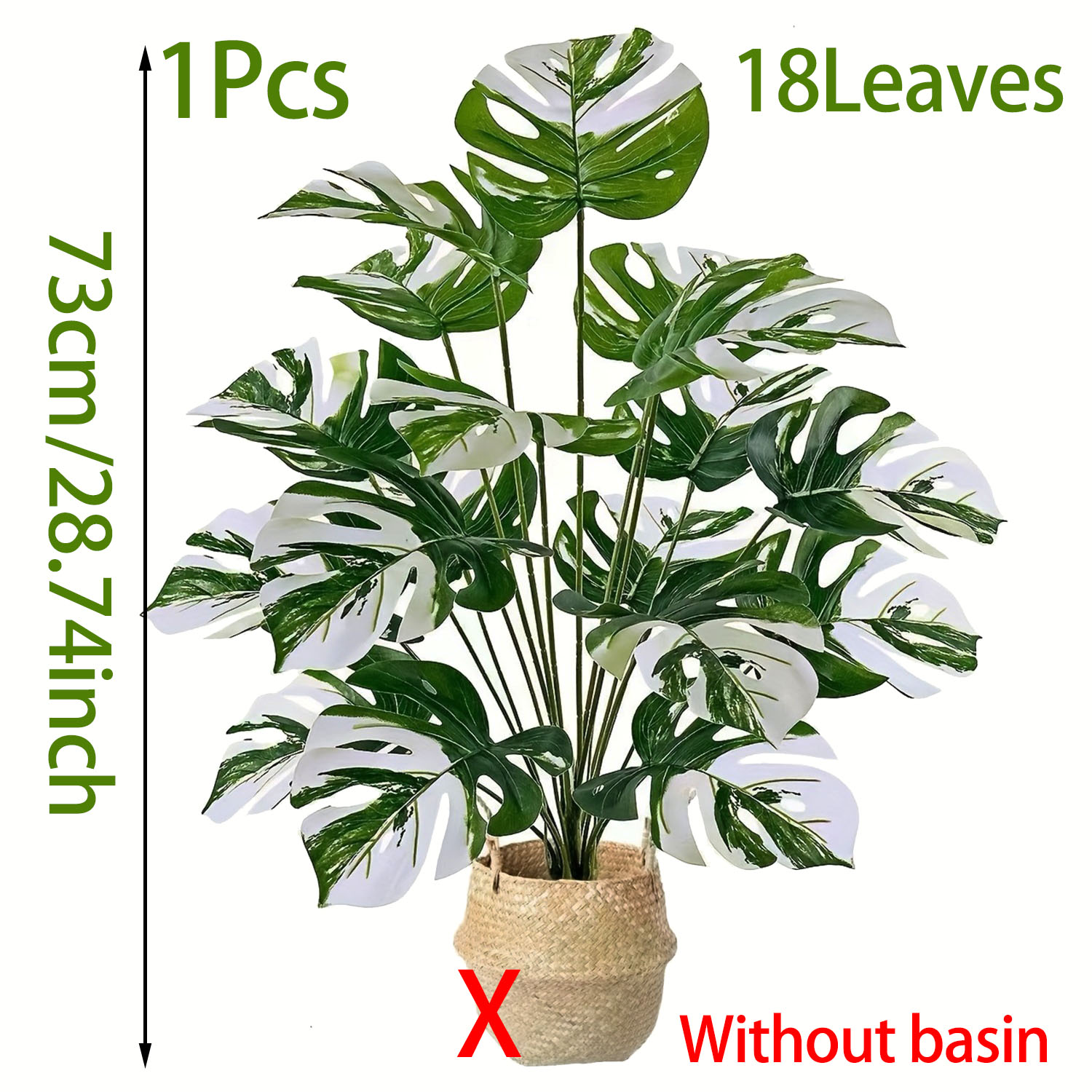 Plante Monstera artificielle r - Monstera Adansonii avis et prix